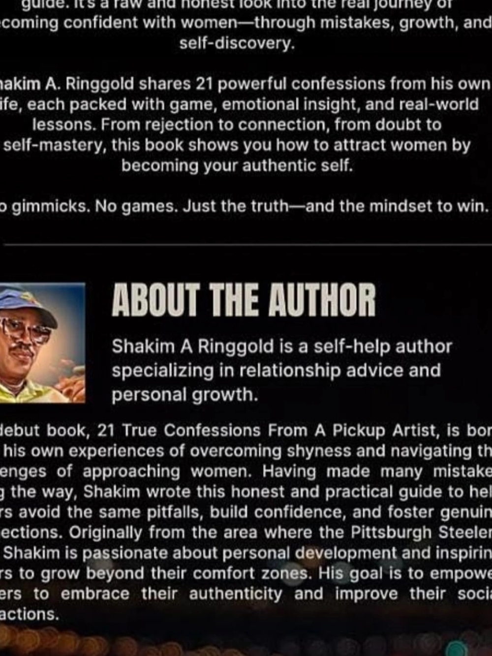 Barnes & Noble Black Paperback Self-Help Book - 'About the Author' Back Cover